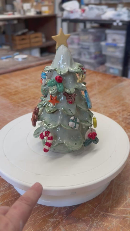 Christmas Pottery Workshop! Create your own Santa, Snowman, Angel or Xmas Tree. Sunday 16th November 9am - 1pm