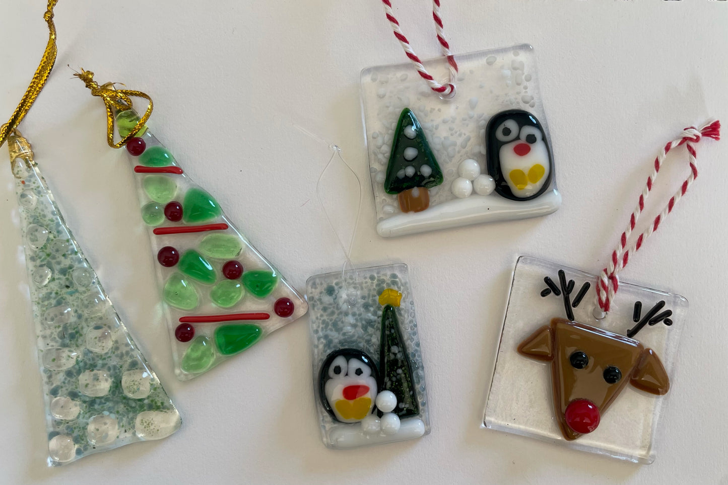 HOT GLASS ART! Xmas Decorations or  Tealight Workshop  Sunday 10th November 10am-12noon -Xmas Fused Glass workshop