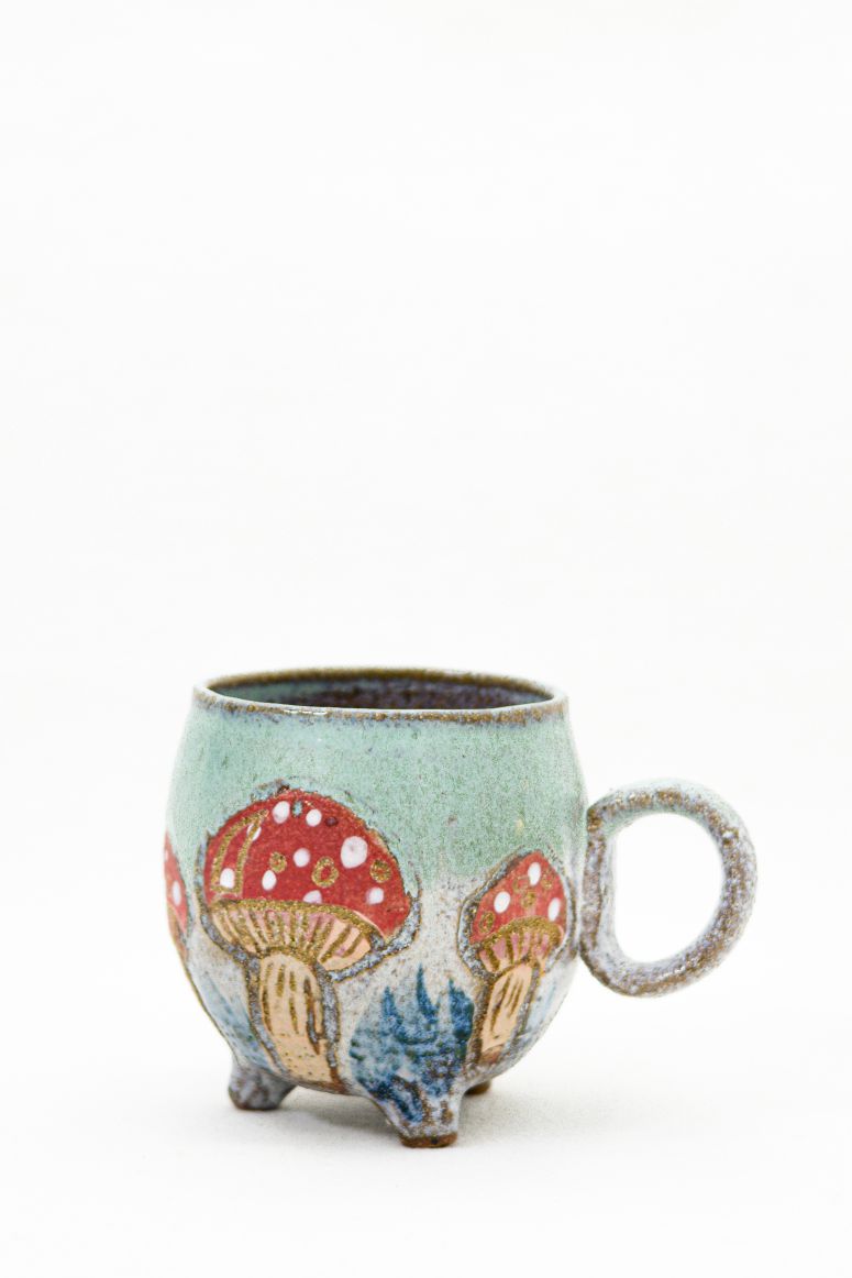 Fairy Ring Mushie Cup with feet