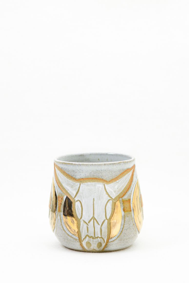 Cow Skull and Triple Goddess Cup