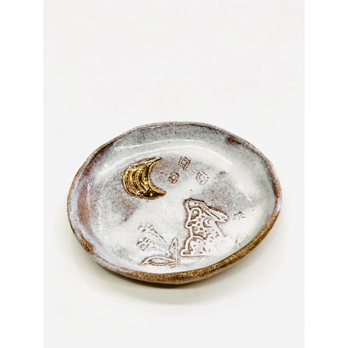 Bunny and Moon Round dish ✨ 50% off