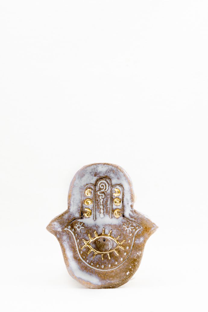 Talisman Hamsa Hand Gold Dish