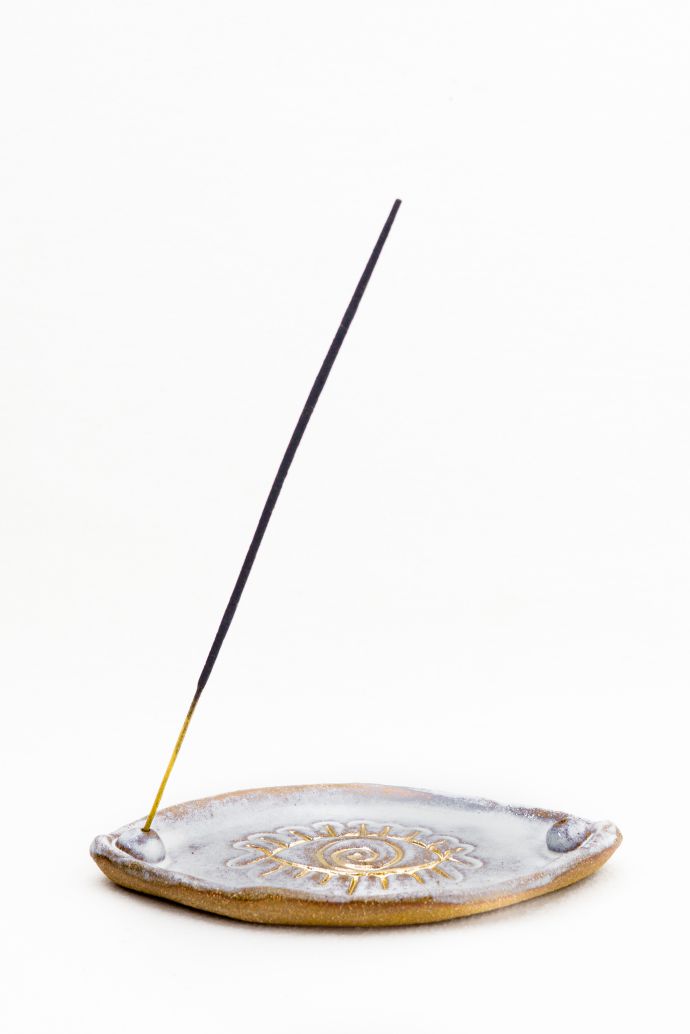 Talisman Eye Incense Dish with Gold