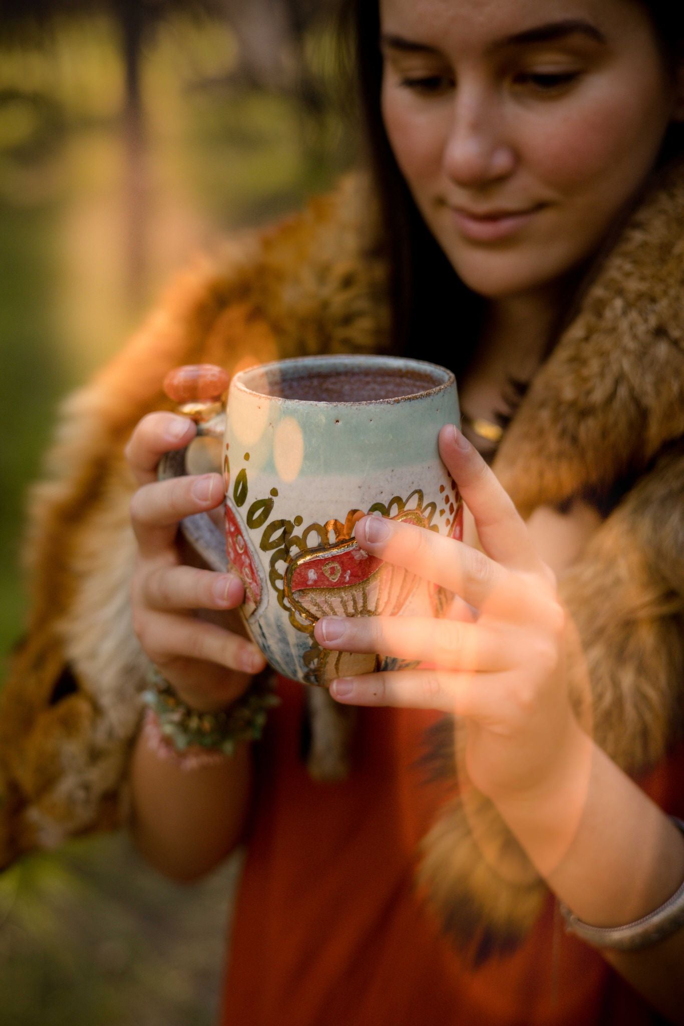 Fairy Ring Crystal Cup with magic vibes