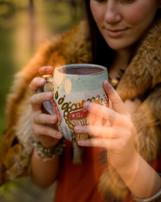 Fairy Ring Crystal Cup with magic vibes