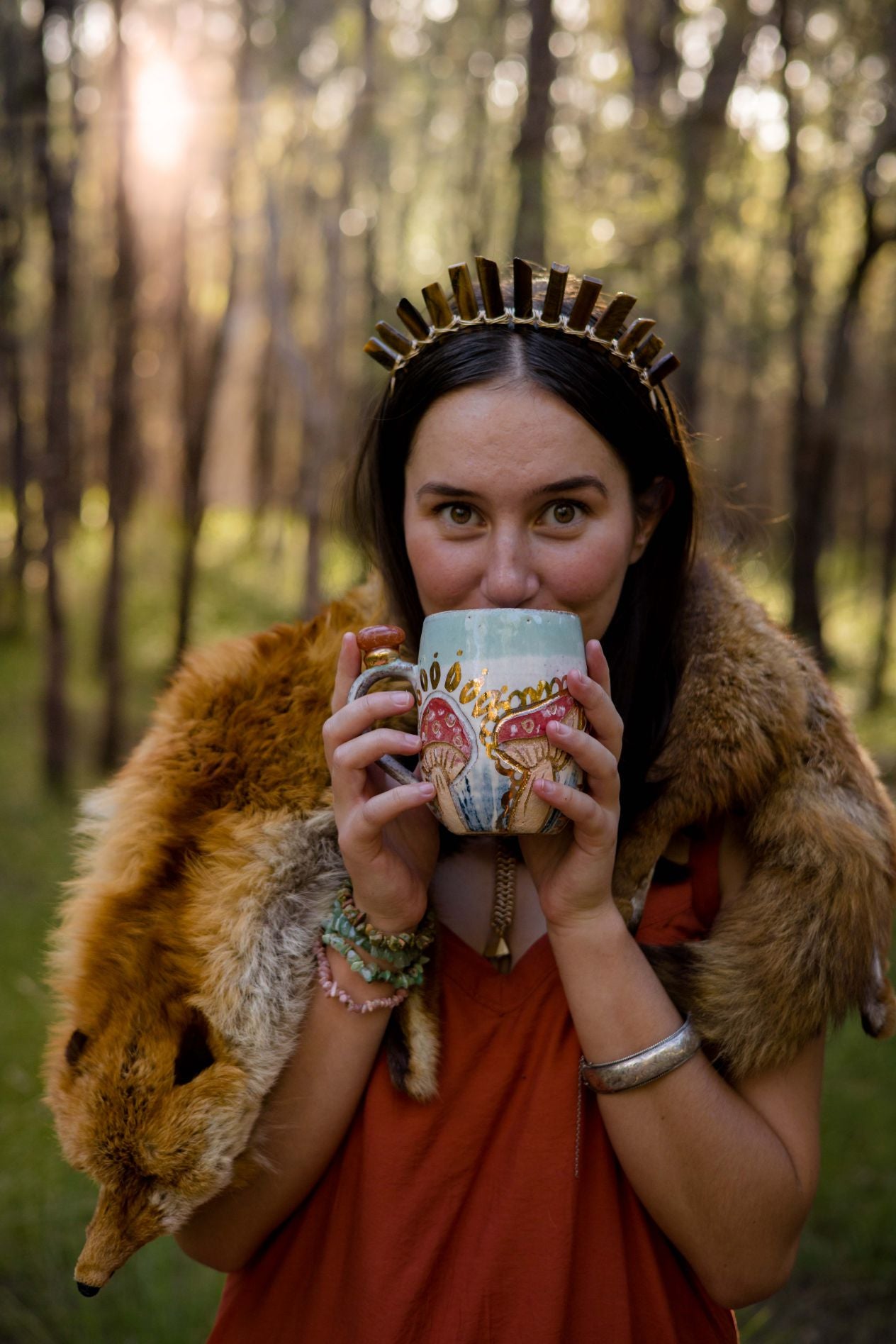 Fairy Ring Crystal Cup with magic vibes