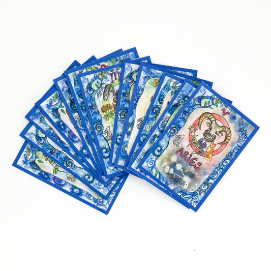 70% off -Zodiac Pack of 12 Cards