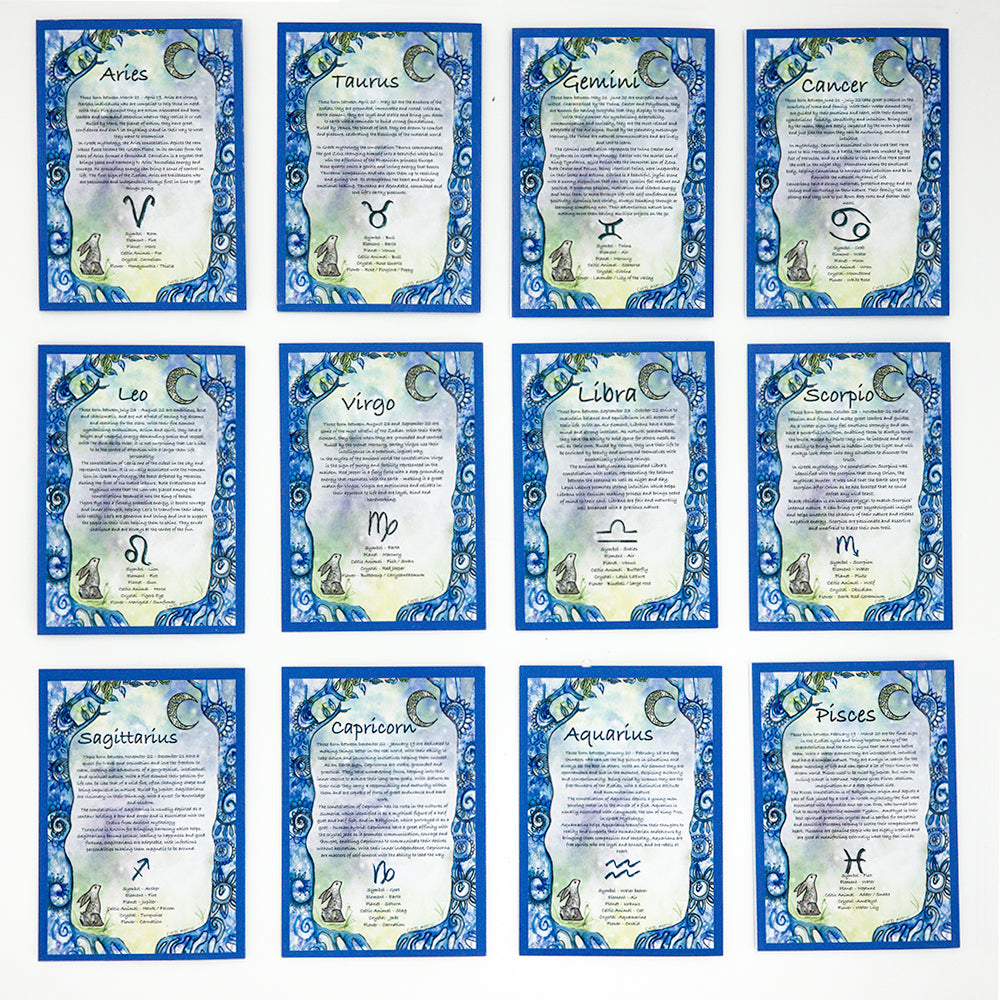 70% off -Zodiac Print and Card