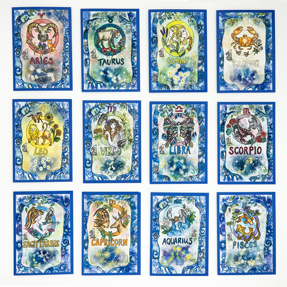 70% off -Zodiac Print and Card